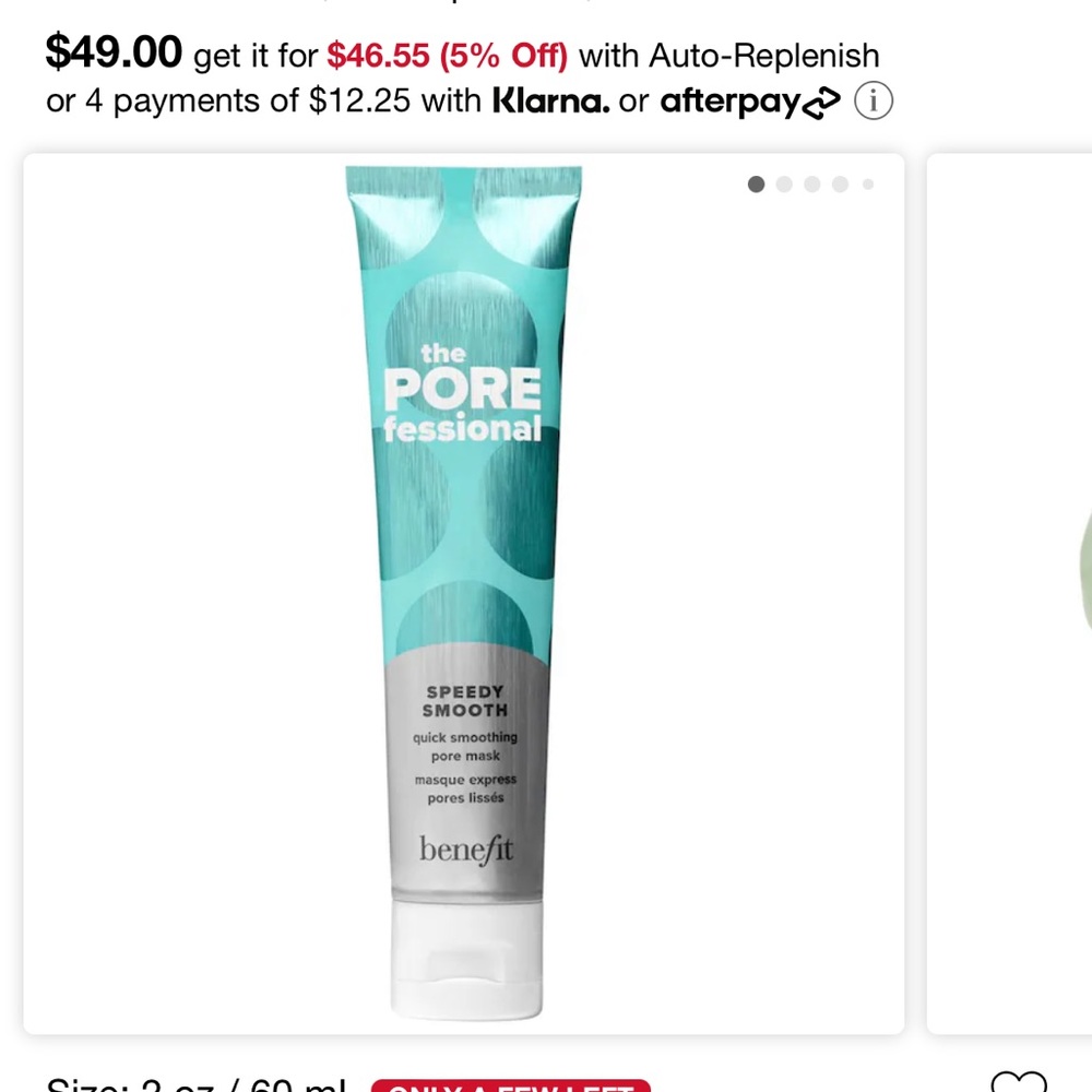 Brand new benefit the pore fessional speedy smooth mask